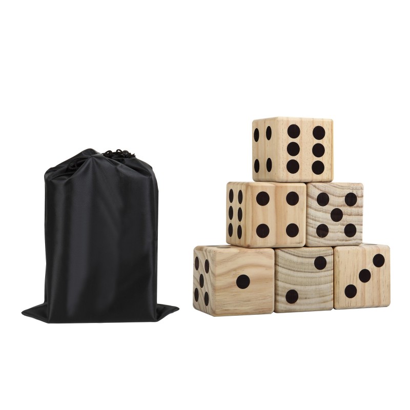 Hathaway High Roller Yard Dice Set w/ Storage Bag (BG3150)