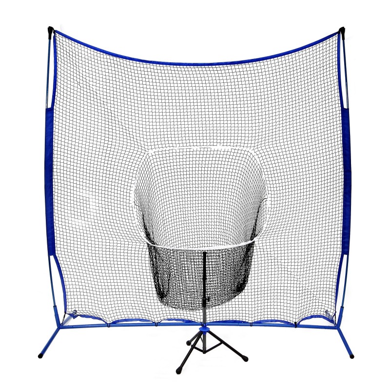 Hathaway Powerstroke Baseball Hitting Net System with Adjustable Tee (BG3401)
