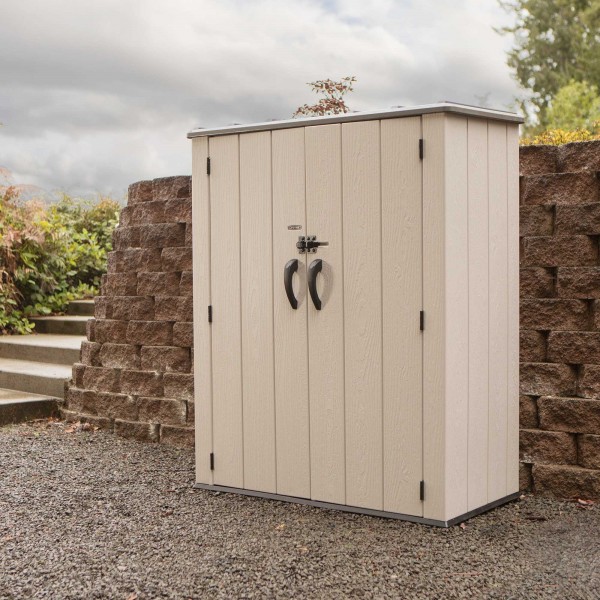 cheap garden sheds: lifetime 8 x 5 ft. outdoor storage shed