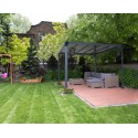 Palram 10 x 10 Milano 3000 Gazebo Kit - Gray (HG9172)