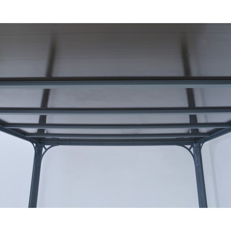 Palram 10 x 10 Milano 3000 Gazebo Kit - Gray (HG9172)