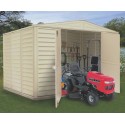 DuraMax Woodbridge 10.5 x 8 Vinyl Storage Shed with Foundation Kit (00224-1M)