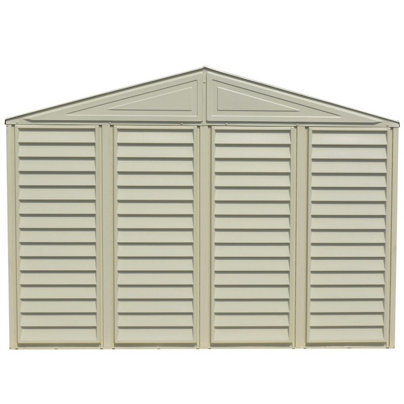 DuraMax Woodbridge 10.5 x 8 Vinyl Storage Shed with Foundation Kit (00224-1M)