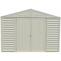 DuraMax Woodbridge 10.5 x 8 Vinyl Storage Shed with Foundation Kit (00224-1M)