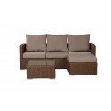 Patio Sense Dorsey Wicker Sectional Set (62543)