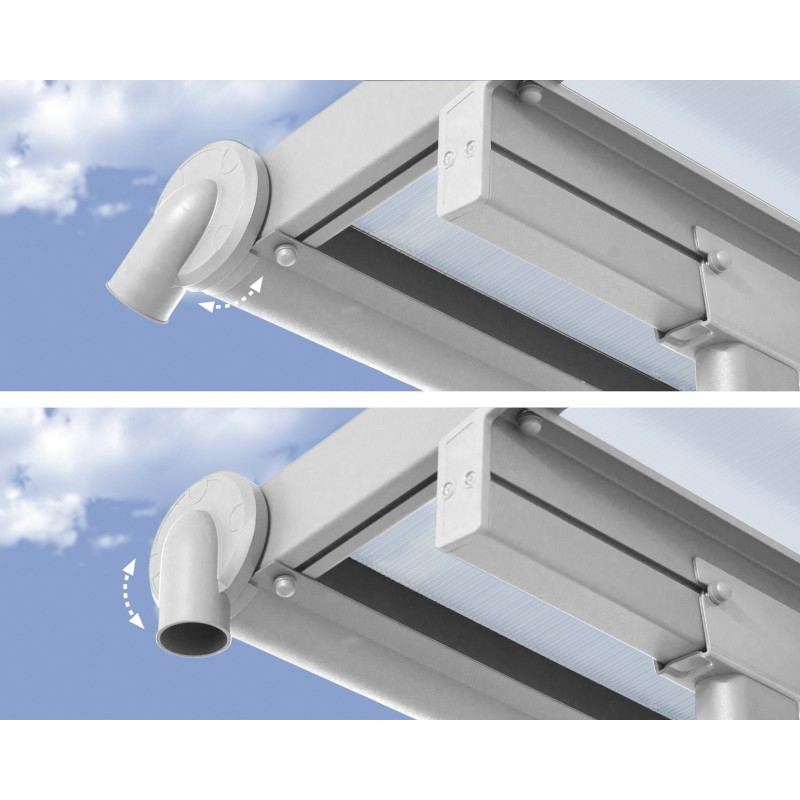 Palram Olympia 10x18 Patio Cover - White (HG8818W)