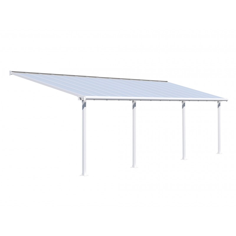 Palram Olympia 10x28 Patio Cover - White (HG8828W)