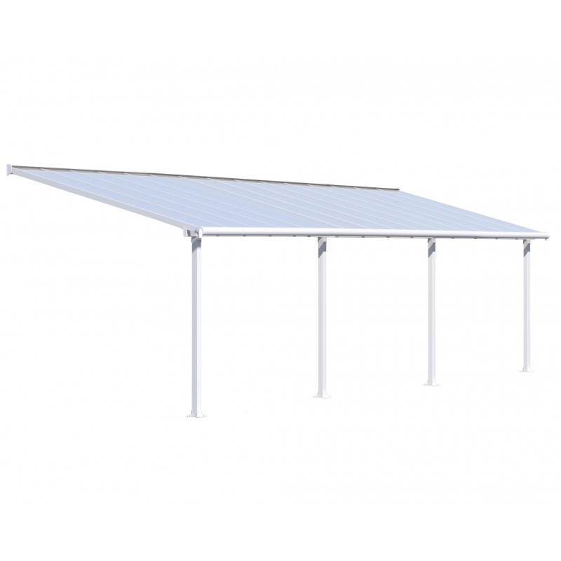 Palram Olympia 10x30 Patio Cover - White (HG8830W)