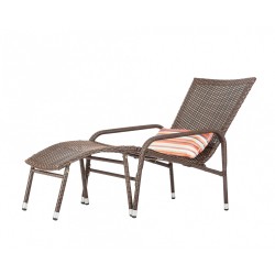 Patio Sense Lido Wicker Lounge Set (62408)