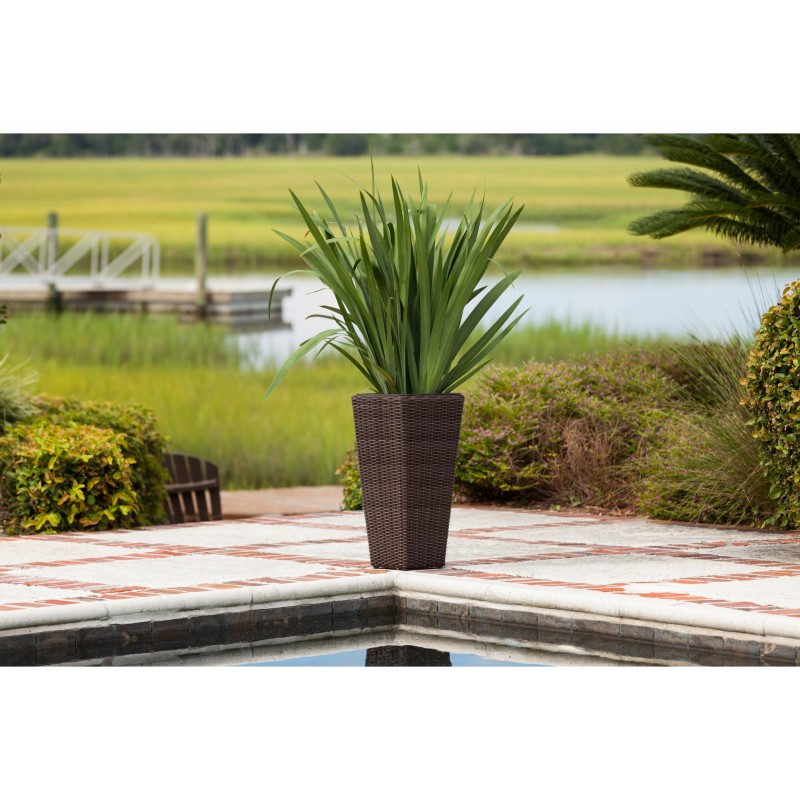 Patio Sense Alto 2-Piece Wicker Planter Set (62501)