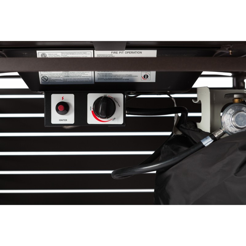 Fire Sense Danang Aluminum Square LPG Fire Pit (62446)