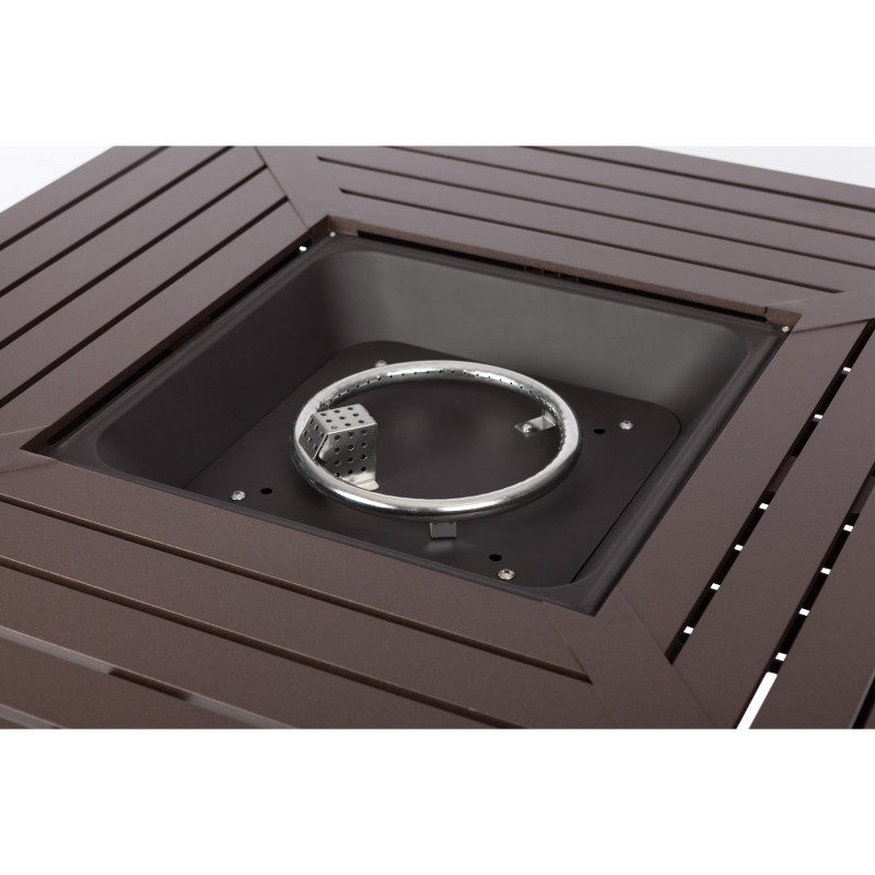 Fire Sense Danang Aluminum Square LPG Fire Pit (62446)