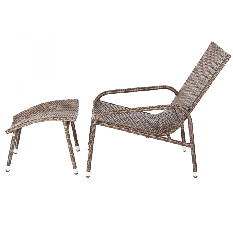 Patio Sense Lido Wicker Lounge Set (62408)