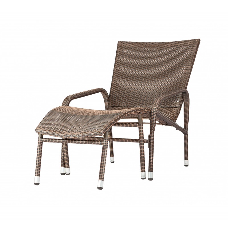 Patio Sense Lido Wicker Lounge Set (62408)