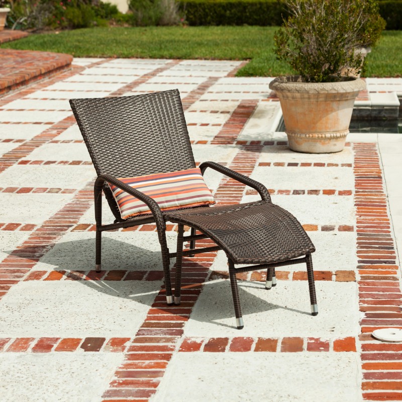 Patio Sense Lido Wicker Lounge Set (62408)