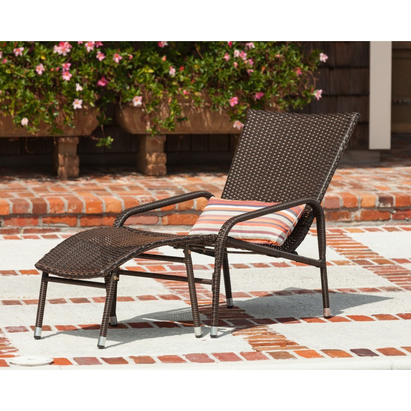 Patio Sense Lido Wicker Lounge Set (62408)