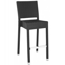 Safavieh Bethel Indoor-Outdoor Bar Stool - Black (FOX5201A)