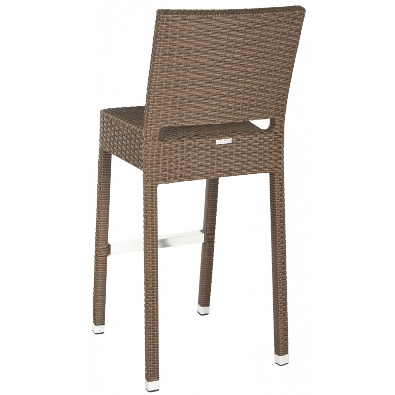 Safavieh Bethel Indoor-Outdoor Bar Stool - Brown (FOX5201B)