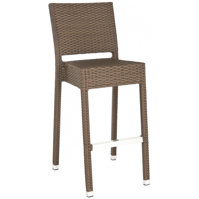 Safavieh Bethel Indoor-Outdoor Bar Stool - Brown (FOX5201B)