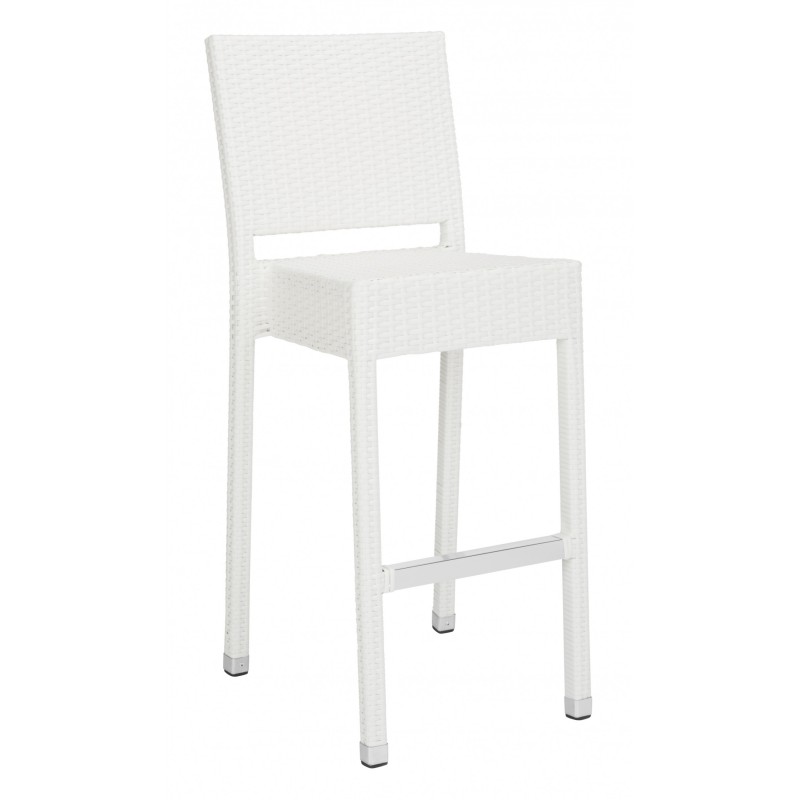 Safavieh Bethel Indoor-Outdoor Bar Stool - White (FOX5201C)