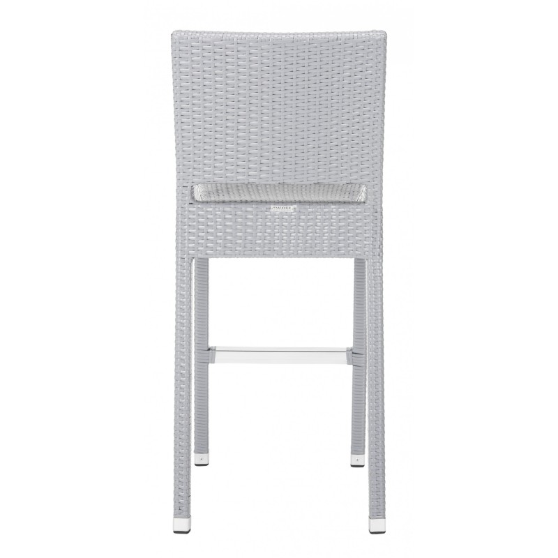 Safavieh Bethel Indoor-Outdoor Bar Stool - Grey (FOX5201D)