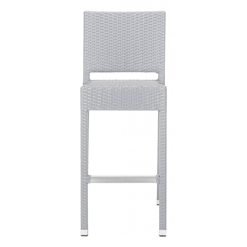 Safavieh Bethel Indoor-Outdoor Bar Stool - Grey (FOX5201D)