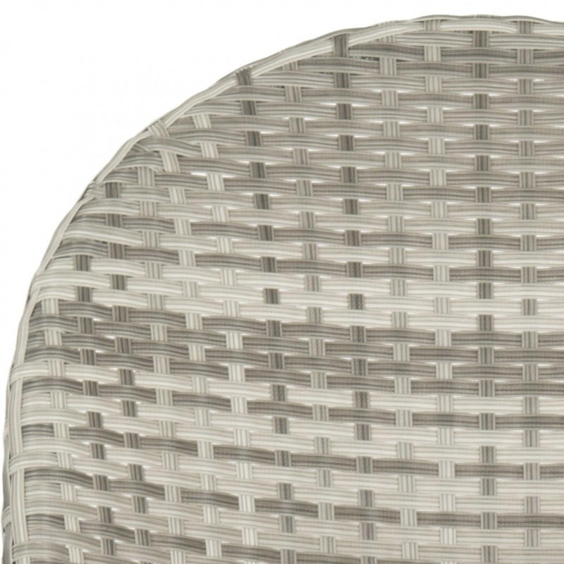 Safavieh Barrow Indoor-Outdoor Stacking Arm Chair Set of 2 - Grey (FOX5203B-SET2)