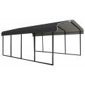 Arrow 12x29x7 Steel Carport Kit - Charcoal (CPHC122907)