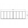 Palram Bordeaux 2230 4x15 Door Awning Kit (HG9584) Palram Bordeaux 2230 4x15 Door Awning Kit (HG9584)