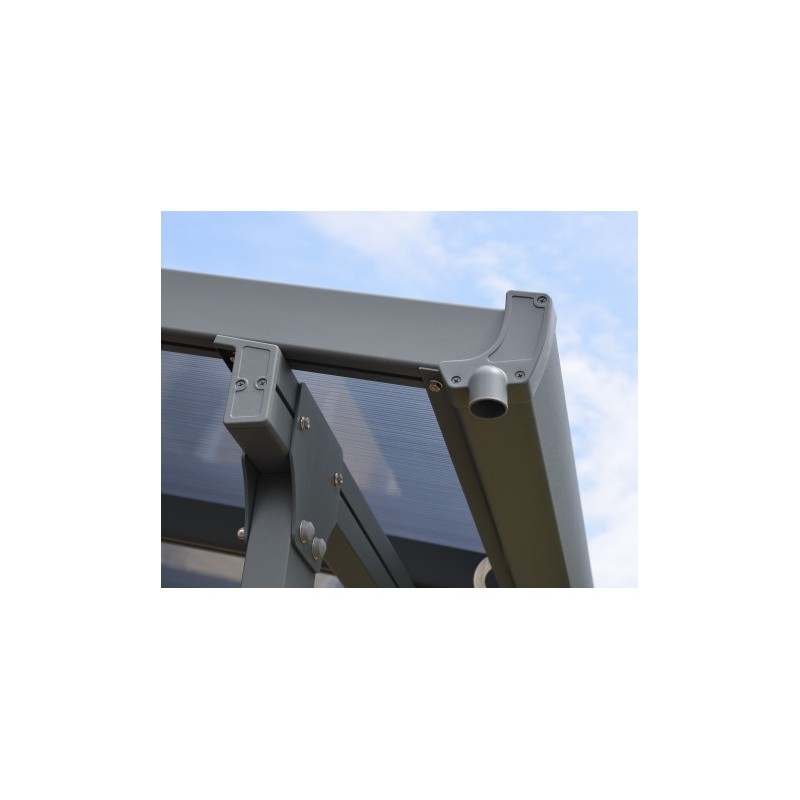 Palram - Canopia 10x50 Feria Patio Cover Kit - Gray (HG9450)