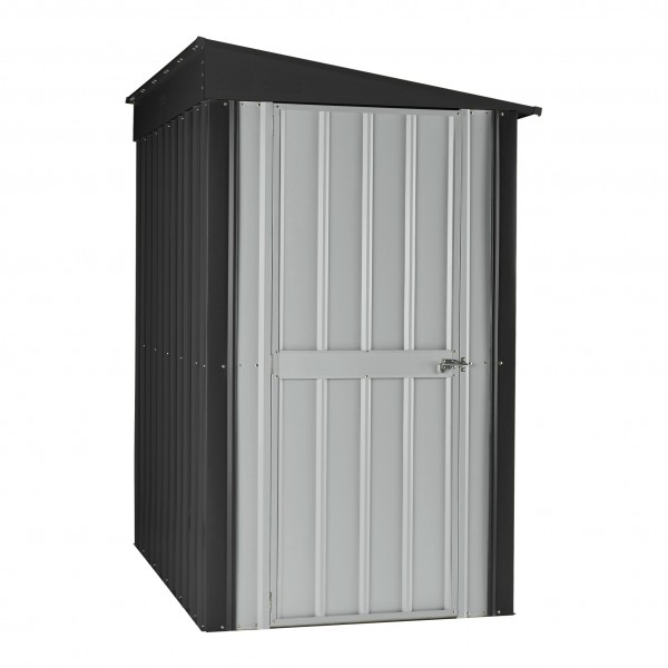globel 4x6 lean-to metal storage shed kit gl4000