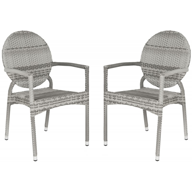 VALDEZ INDOOR-OUTDOOR FRENCH BISTRO STACKING SIDE CHAIR