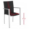 CORDOVA INDOOR-OUTDOOR STACKING ARM CHAIR CORDOVA INDOOR-OUTDOOR STACKING ARM CHAIR