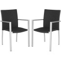 CORDOVA INDOOR-OUTDOOR STACKING ARM CHAIR