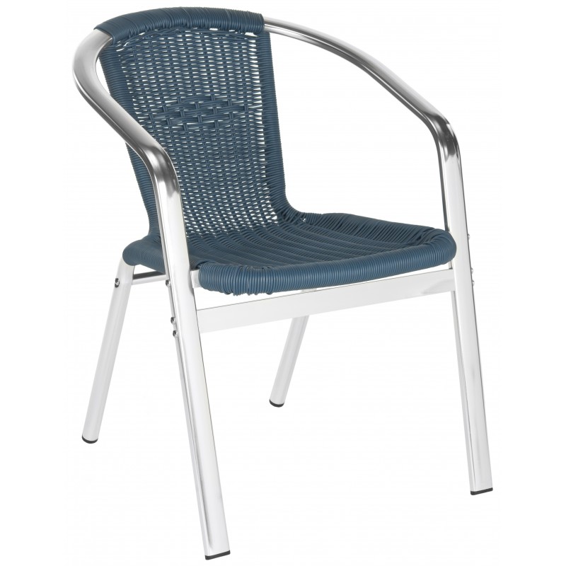WRANGELL INDOOR-OUTDOOR STACKING ARMCHAIR