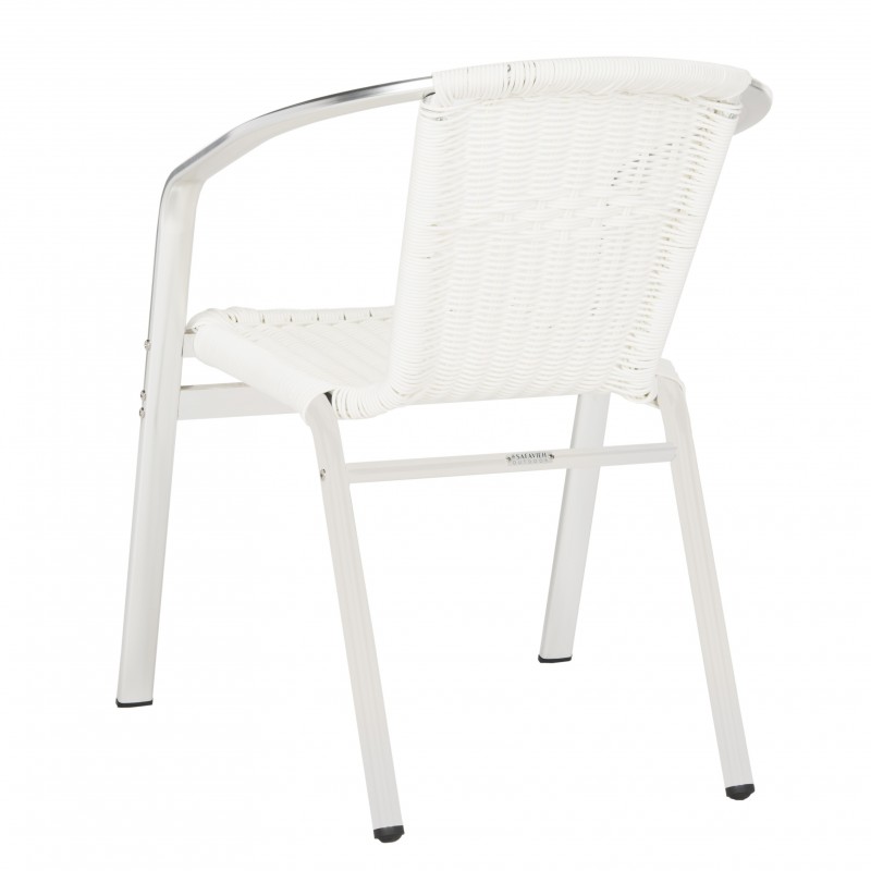 WRANGELL INDOOR-OUTDOOR STACKING ARMCHAIR