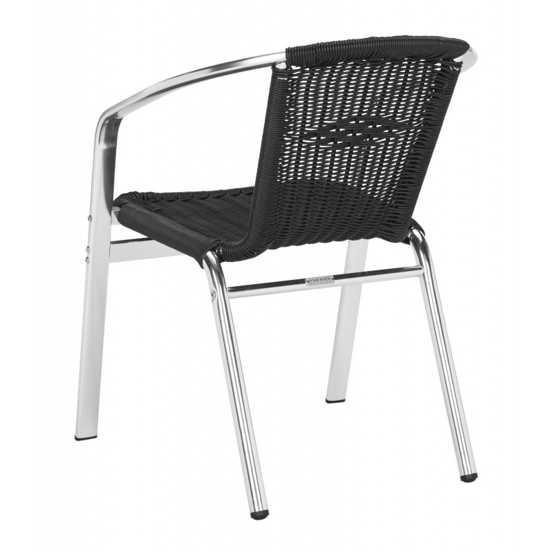 WRANGELL INDOOR-OUTDOOR STACKING ARMCHAIR