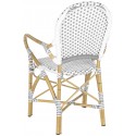 HOOPER INDOOR-OUTDOOR STACKING ARM CHAIR