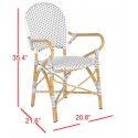 HOOPER INDOOR-OUTDOOR STACKING ARM CHAIR