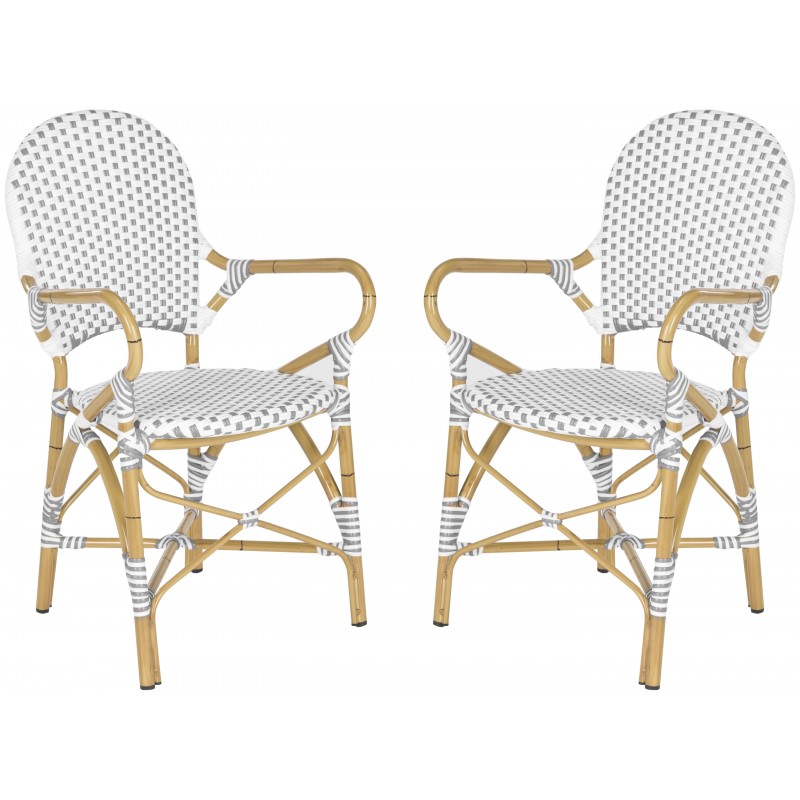 HOOPER INDOOR-OUTDOOR STACKING ARM CHAIR