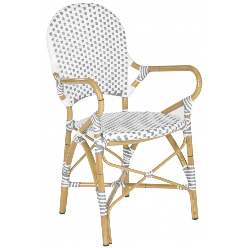 HOOPER INDOOR-OUTDOOR STACKING ARM CHAIR