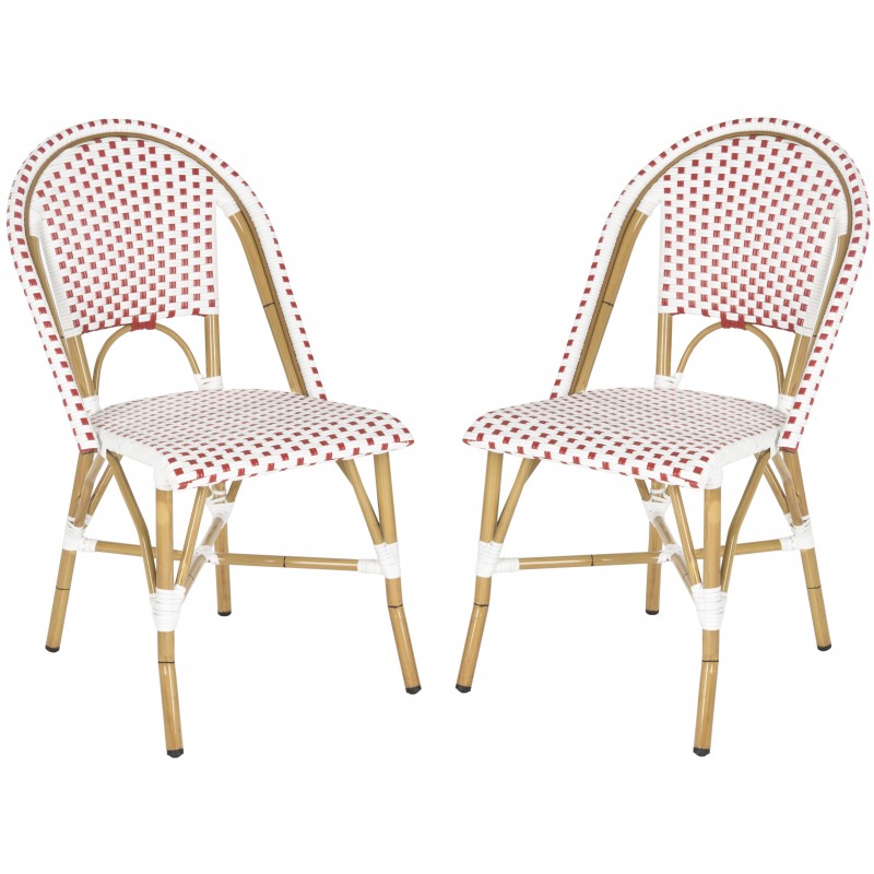 SALCHA INDOOR-OUTDOOR FRENCH BISTRO STACKING SIDE CHAIR