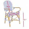 HOOPER INDOOR-OUTDOOR STACKING ARM CHAIR