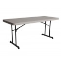 Lifetime 6 ft. Professional Grade Folding Table (Putty) 80126