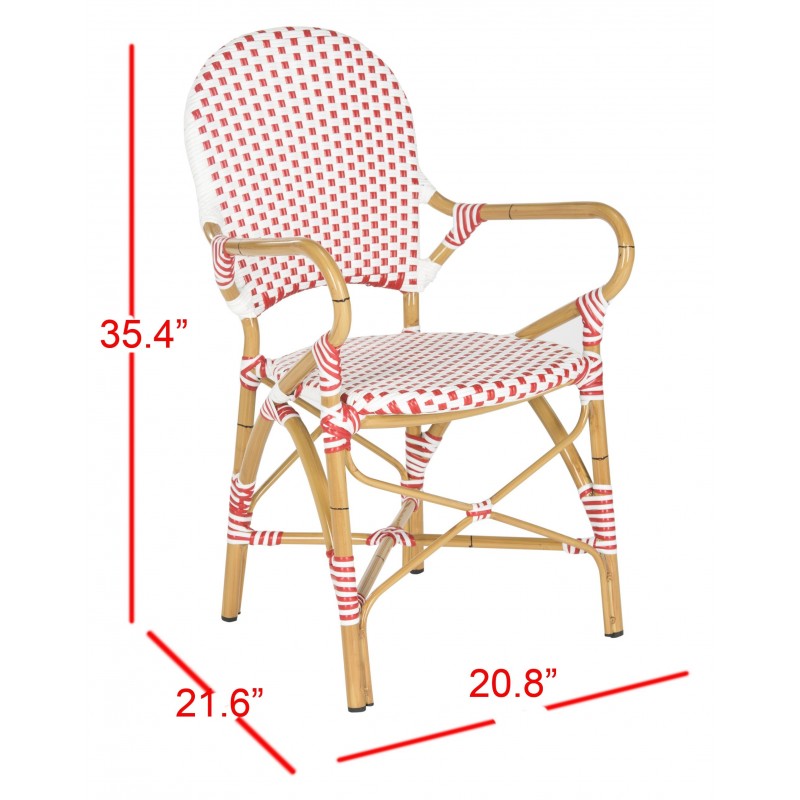 HOOPER INDOOR-OUTDOOR STACKING ARM CHAIR