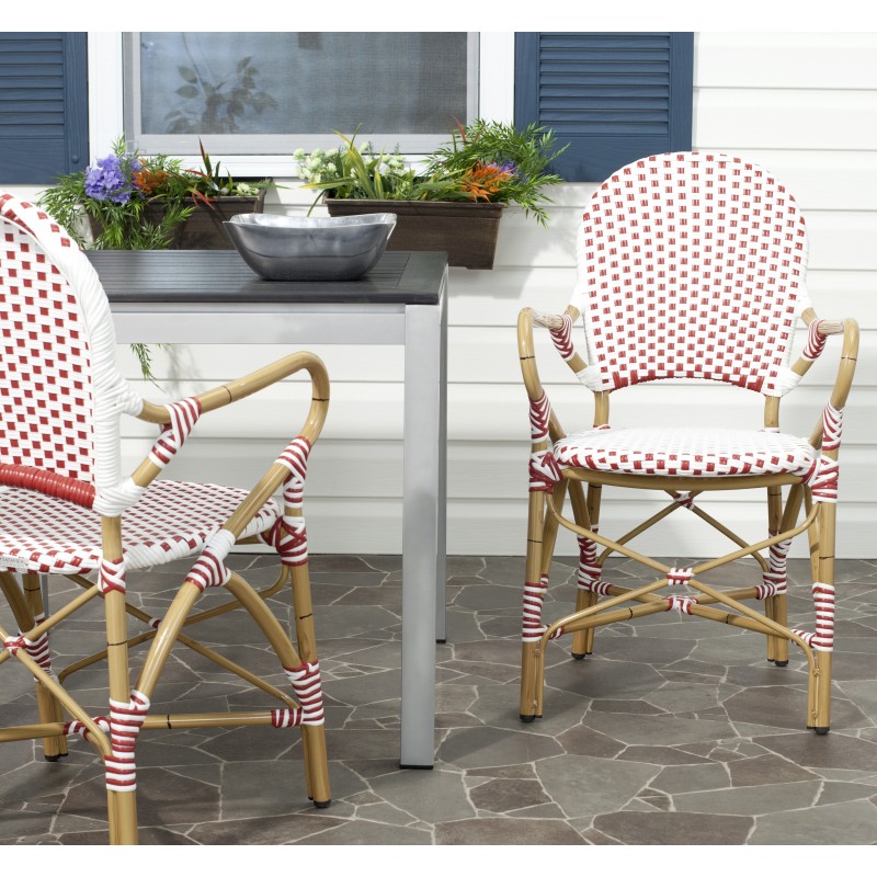 HOOPER INDOOR-OUTDOOR STACKING ARM CHAIR