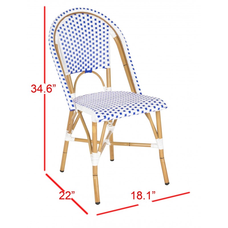 SALCHA INDOOR-OUTDOOR FRENCH BISTRO STACKING SIDE CHAIR