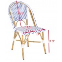 SALCHA INDOOR-OUTDOOR FRENCH BISTRO STACKING SIDE CHAIR SALCHA INDOOR-OUTDOOR FRENCH BISTRO STACKING SIDE CHAIR