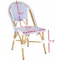 SALCHA INDOOR-OUTDOOR FRENCH BISTRO STACKING SIDE CHAIR