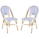 SALCHA INDOOR-OUTDOOR FRENCH BISTRO STACKING SIDE CHAIR